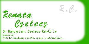 renata czelecz business card